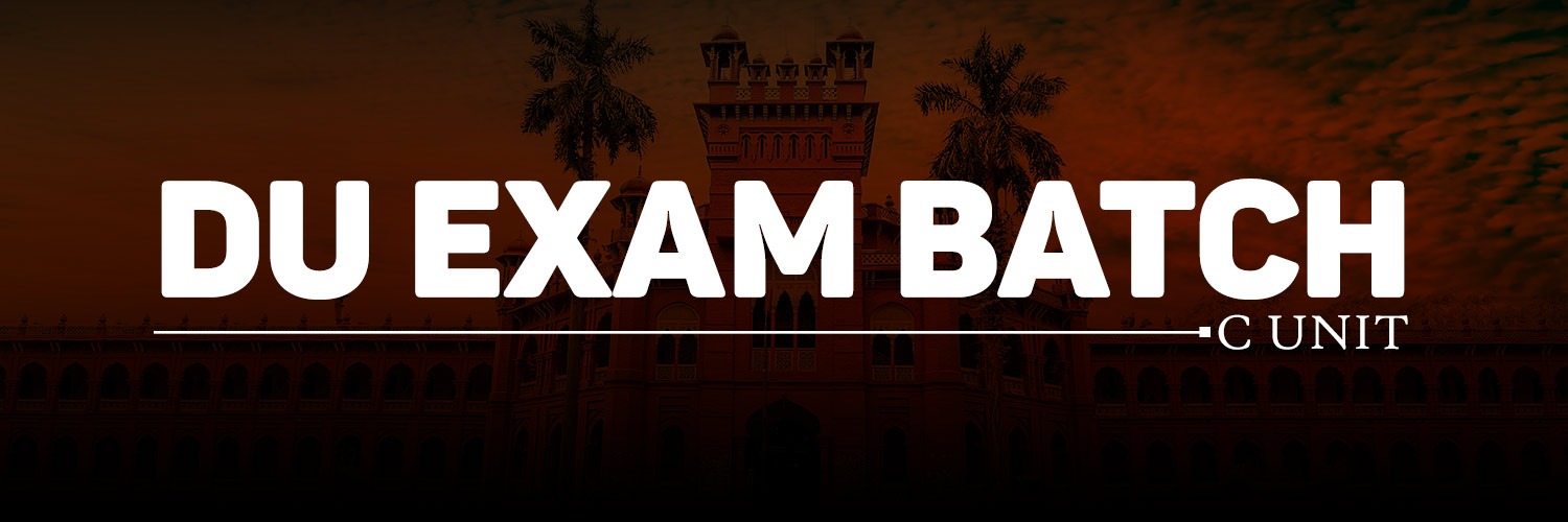 DU EXAM C Unit || 2024